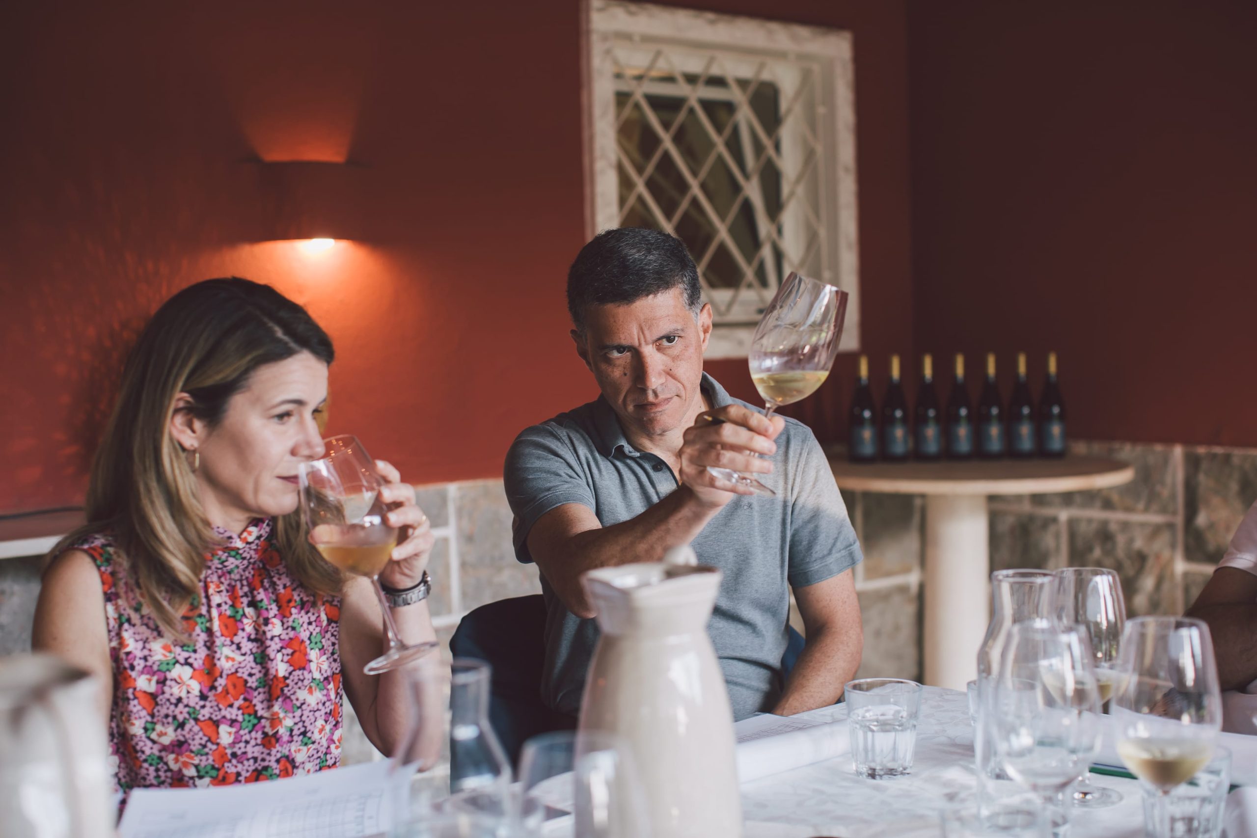 wine tasting at Cowork Cascais