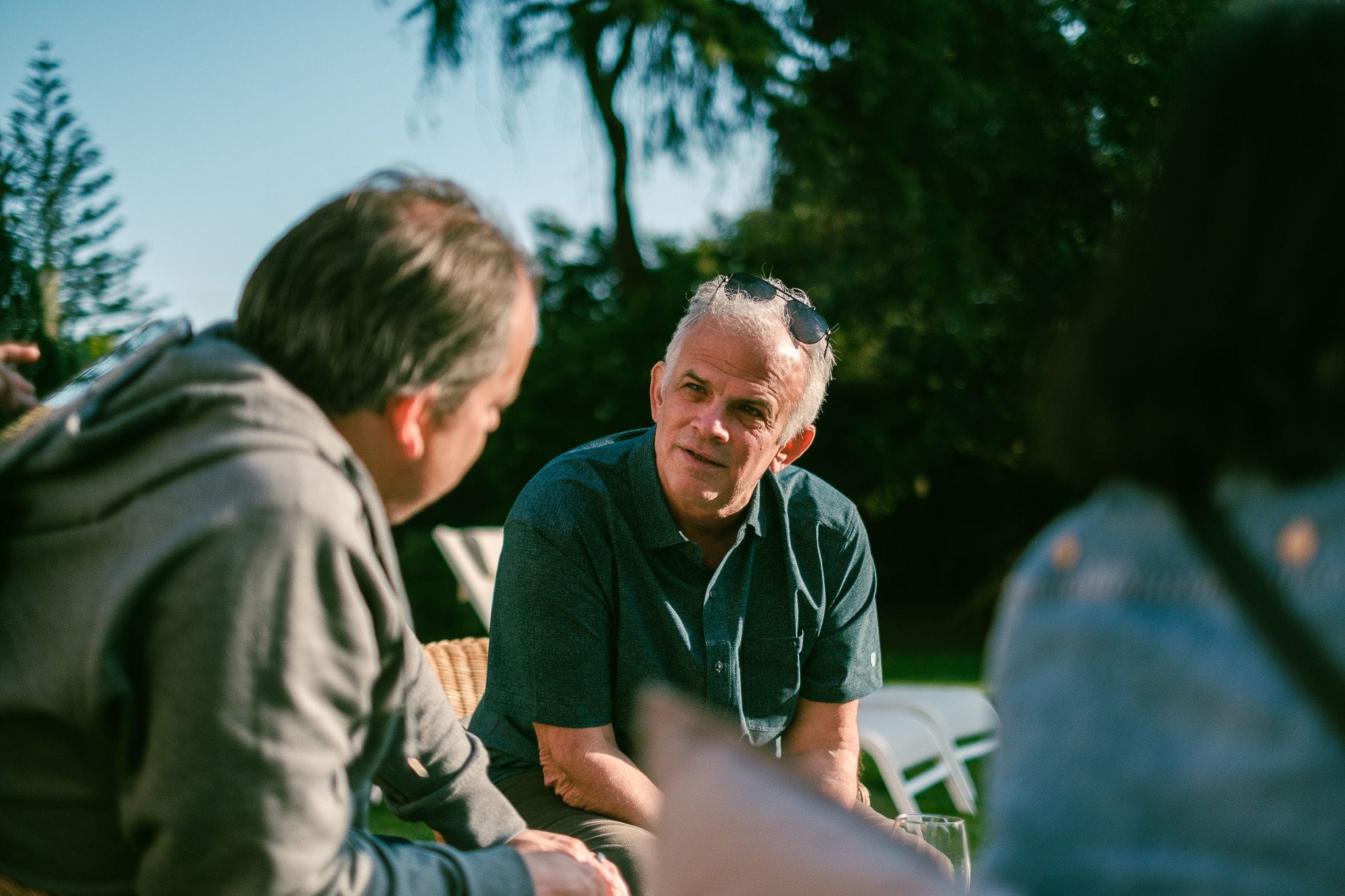 Garden networking in Cowork Cascais